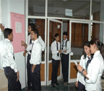 Janardan Rai Nagar Rajasthan Vidyapeeth, Faculty of Management Studies- [FMS] Logo